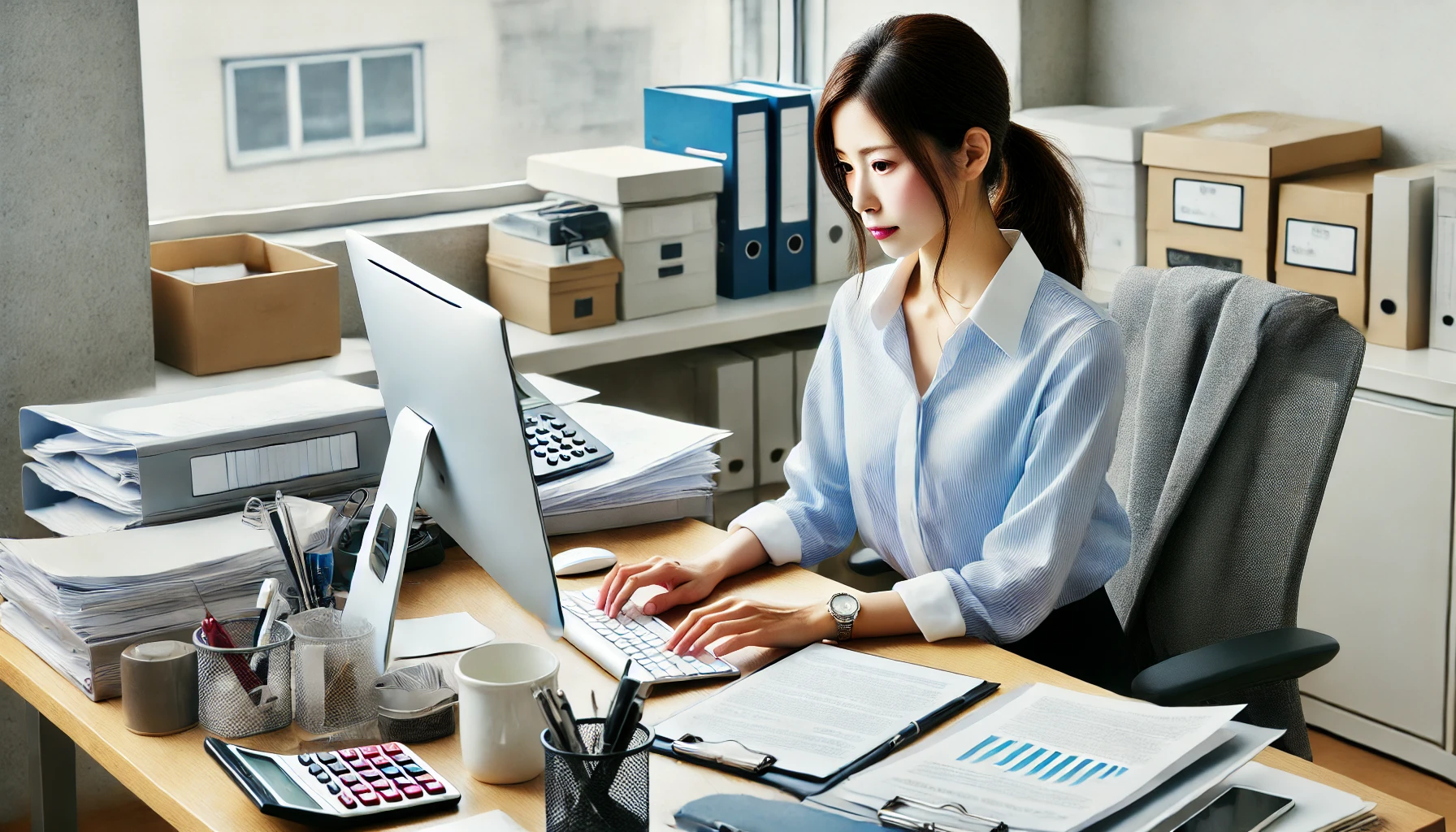 事務職の女性